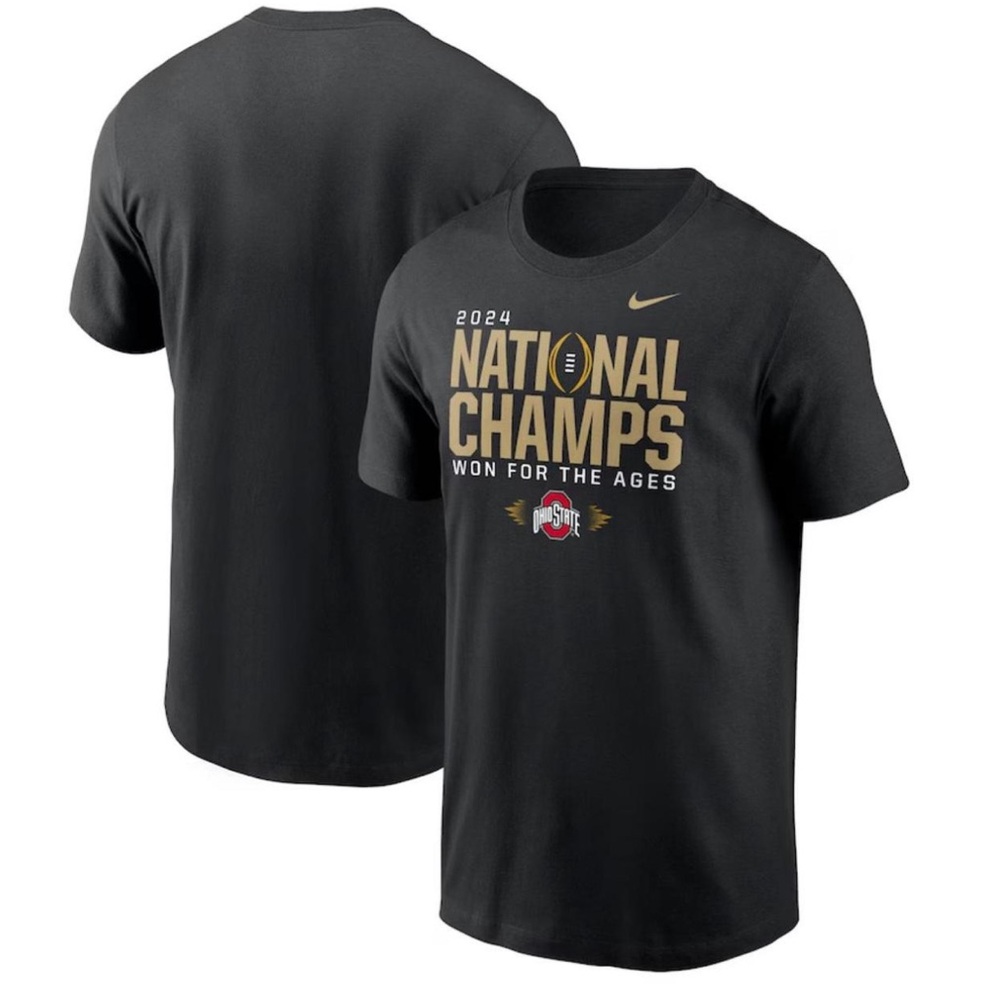NEW Nike Ohio State Buckeyes 2024 National Champions Locker Room T-Shirt